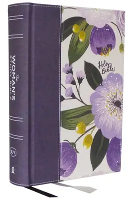 Kjv, Studienbibel für Frauen, violett geblümter Leineneinband, rote Schrift, vollfarbige Ausgabe, Komfortdruck (Daumenregister): Gottes Wahrheit empfangen für - Kjv, the Woman's Study Bible, Purple Floral Cloth Over Board, Red Letter, Full-Color Edition, Comfort Print (Thumb Indexed): Receiving God's Truth for