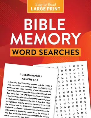Bibel-Memory-Wort-Suchen Großdruck - Bible Memory Word Searches Large Print