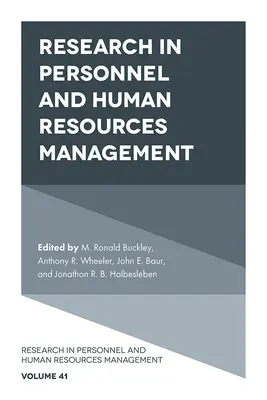 Forschung im Bereich Personal und Personalmanagement - Research in Personnel and Human Resources Management