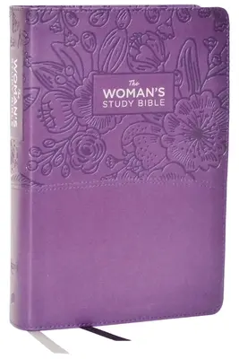 Kjv, Studienbibel für Frauen, Lila Lederweich, Rote Schrift, Vollfarbige Ausgabe, Komfortdruck (Daumenregister): Gottes Wahrheit für das Gleichgewicht erhalten, Ho - Kjv, the Woman's Study Bible, Purple Leathersoft, Red Letter, Full-Color Edition, Comfort Print (Thumb Indexed): Receiving God's Truth for Balance, Ho