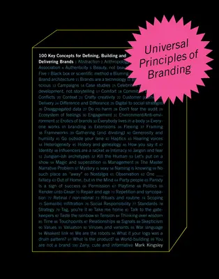 Universelle Prinzipien der Markenführung: 100 Schlüsselkonzepte für die Definition, den Aufbau und die Bereitstellung von Marken - Universal Principles of Branding: 100 Key Concepts for Defining, Building, and Delivering Brands