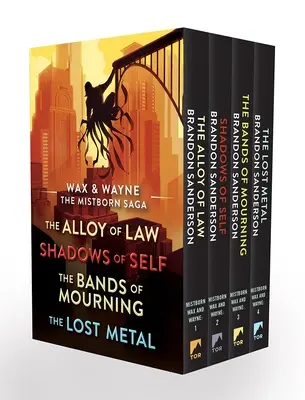 Wax and Wayne, die Mistborn Saga Boxed Set: Alloy of Law, Shadows of Self, Bands of Mourning und das verlorene Metall - Wax and Wayne, the Mistborn Saga Boxed Set: Alloy of Law, Shadows of Self, Bands of Mourning, and the Lost Metal