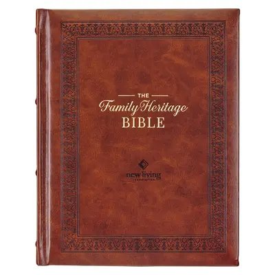 NLT Family Heritage Bibel, Großdruck Familienbibel für das Studium, Neue Lebendige Übersetzung Heilige Bibel Faux Leder Hardcover, zusätzliche Interac - NLT Family Heritage Bible, Large Print Family Devotional Bible for Study, New Living Translation Holy Bible Faux Leather Hardcover, Additional Interac