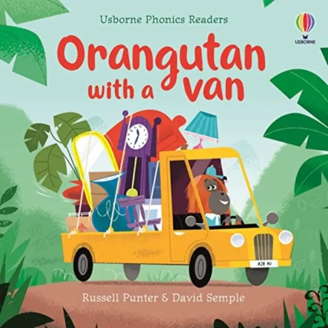 Orang-Utan mit Lieferwagen - Orangutan with a van