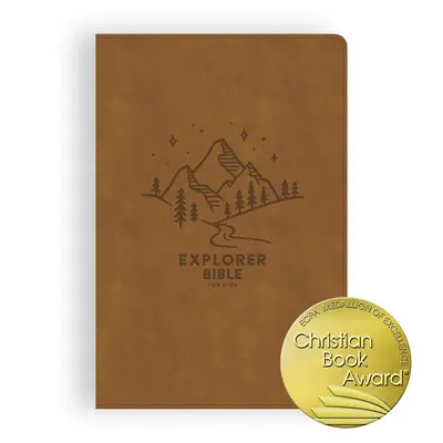 CSB Entdecker-Bibel für Kinder, Braune Berge Leathertouch: Gottes Wort in der Mitte von Gottes Welt platzieren - CSB Explorer Bible for Kids, Brown Mountains Leathertouch: Placing God's Word in the Middle of God's World