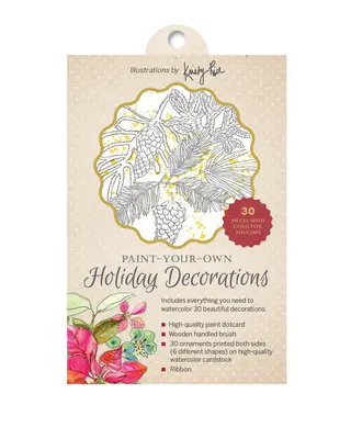 Selbstgemalte Feiertagsdekorationen: Illustrationen von Kristy Rice - Paint-Your-Own Holiday Decorations: Illustrations by Kristy Rice