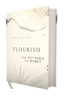 Flourish: Die NIV Bibel für Frauen, Hardcover, cremefarben, Komfortdruck - Flourish: The NIV Bible for Women, Hardcover, Cream, Comfort Print