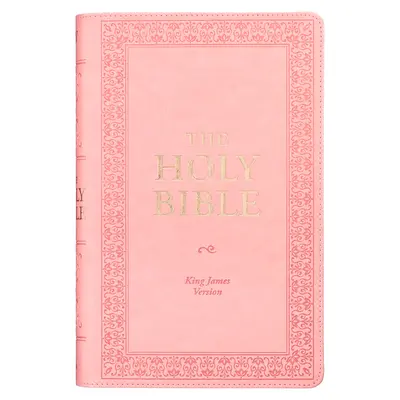 KJV Heilige Bibel, Riesendruck Standardformat Kunstleder Red Letter Edition - Ribbon Marker, King James Version, Rosa - KJV Holy Bible, Giant Print Standard Size Faux Leather Red Letter Edition - Ribbon Marker, King James Version, Pink