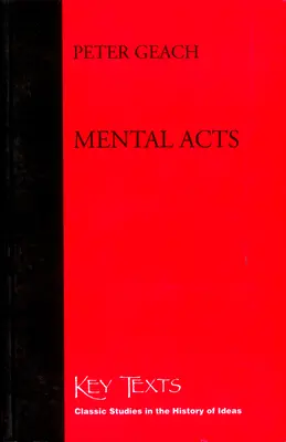 Geistige Handlungen - Mental Acts