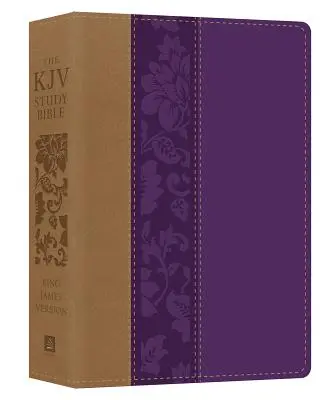 Die KJV Studienbibel - Großdruck [violett geblümt] - The KJV Study Bible - Large Print [violet Floret]