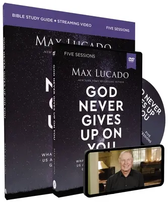Gott gibt dich nie auf Studienführer mit DVD: Was Jakobs Geschichte uns über Gnade, Barmherzigkeit und Gottes unerbittliche Liebe lehrt - God Never Gives Up on You Study Guide with DVD: What Jacob's Story Teaches Us about Grace, Mercy, and God's Relentless Love
