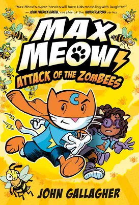 Max Meow 5: Angriff der Zombies: (Eine Graphic Novel) - Max Meow 5: Attack of the Zombees: (A Graphic Novel)