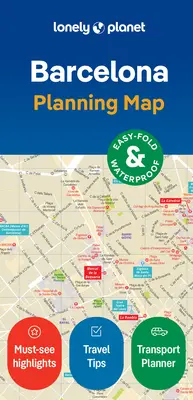Lonely Planet Barcelona Stadtplan 2 - Lonely Planet Barcelona City Map 2