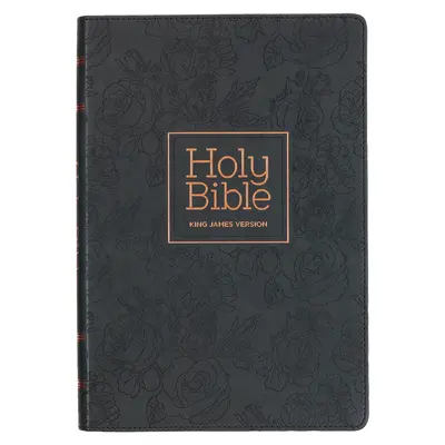 KJV Heilige Bibel, Thinline Großdruck Kunstleder Red Letter Edition - Daumen-Index & Ribbon Marker, King James Version, schwarz, Zipper Closure - KJV Holy Bible, Thinline Large Print Faux Leather Red Letter Edition - Thumb Index & Ribbon Marker, King James Version, Black, Zipper Closure