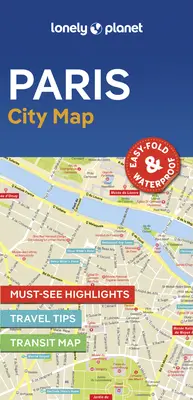 Lonely Planet Paris Stadtplan 2 - Lonely Planet Paris City Map 2