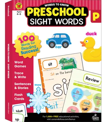 Words to Know Sight Words, Klasse Vorschule - Words to Know Sight Words, Grade Preschool