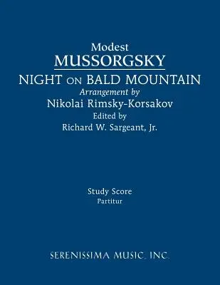 Die Nacht auf dem kahlen Berg: Studienpartitur - Night on Bald Mountain: Study score