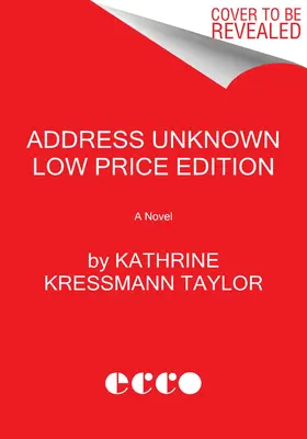 Adresse Unbekannt Low Price Edition - Address Unknown Low Price Edition