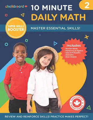 Kanadisch 10 Minuten täglich Mathe Klasse 2 - Canadian 10 Minute Daily Math Grade 2