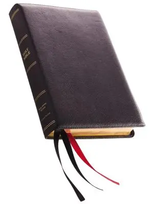 KJV, Referenzbibel, Riesendruck, Premium-Leder, Schwarz, Sterling Edition, Komfortdruck - KJV, Reference Bible, Giant Print, Premium Leather, Black, Sterling Edition, Comfort Print