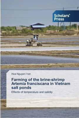 Zucht der Salinenkrabbe Artemia franciscana in Salzteichen in Vietnam - Farming of the brine-shrimp Artemia franciscana in Vietnam salt ponds