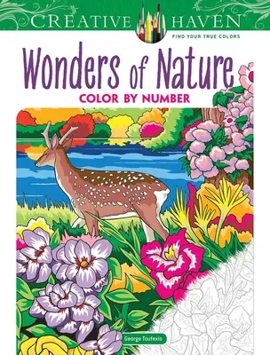 Creative Haven Wunder der Natur Farbe nach Zahlen - Creative Haven Wonders of Nature Color by Number