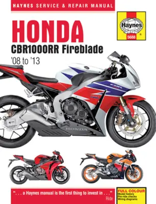 Honda Cbr1000rr Fireblade '08 bis '13 - Honda Cbr1000rr Fireblade '08 to '13