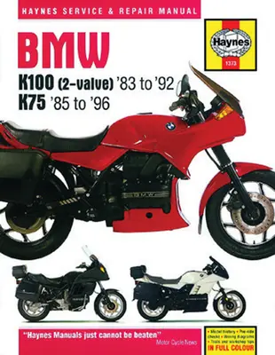 BMW K100 UND 75 - BMW K100 & 75