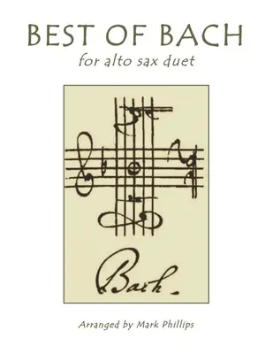 Best of Bach für Altsaxophon-Duett - Best of Bach for Alto Sax Duet