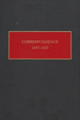 Korrespondenz, 1647-1653 - Correspondence, 1647-1653