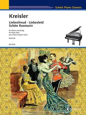 Liebesfreud * Liebeslied * Schon Rosmarin: Klavierduett - Liebesfreud * Liebeslied * Schon Rosmarin: Piano Duet