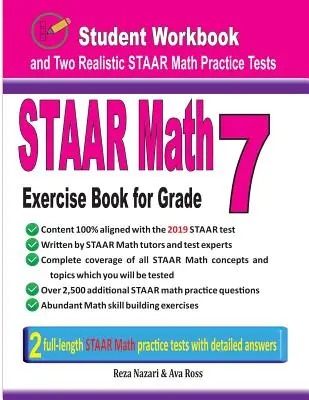 STAAR Math Exercise Book for Grade 7: Student Workbook und zwei realistische STAAR Mathe-Tests - STAAR Math Exercise Book for Grade 7: Student Workbook and Two Realistic STAAR Math Tests