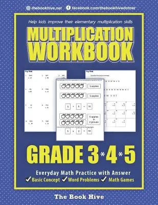 Multiplikationsarbeitsheft Klasse 3 4 5: Alltägliche Matheübungen mit Antwort - Multiplication Workbook Grade 3 4 5: Everyday Math Practice with Answer
