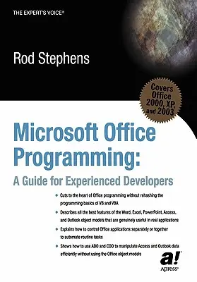 Microsoft Office-Programmierung: Ein Leitfaden für erfahrene Entwickler - Microsoft Office Programming: A Guide for Experienced Developers