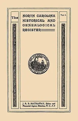 North Carolina Historisches und Genealogisches Register. Elf Nummern, gebunden in drei Bänden. Band zwei - North Carolina Historical and Genealogical Register. Eleven Numbers Bound in Three Volumes. Volume Two
