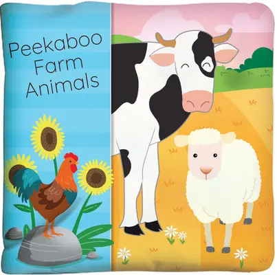 Peekaboo Bauernhoftiere: Stoffbuch mit Knistereinband! - Peekaboo Farm Animals: Cloth Book with a Crinkly Cover!