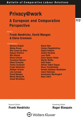 Privatsphäre am Arbeitsplatz: Eine europäische und vergleichende Perspektive - Privacy@work: A European and Comparative Perspective