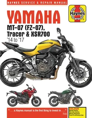 Yamaha MT-07 (Fz-07), Tracer & XSR700 Service- und Reparaturhandbuch - (2014 - 2017) - Yamaha MT-07 (Fz-07), Tracer & XSR700 Service and Repair Manual - (2014 - 2017)