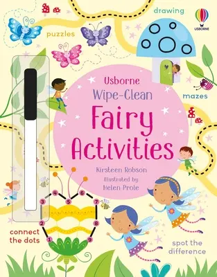 Feen-Aktivitäten zum Abwischen - Wipe-Clean Fairy Activities