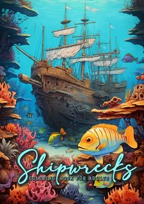 Schiffswracks Malbuch für Erwachsene: Ozean-Malbuch für Erwachsene Graustufen-Malbuch Sea Life Malbuch für Erwachsene - Shipwrecks Coloring Book for Adults: Ocean Coloring Book Adults Grayscale Sea Life Coloring Book Adults