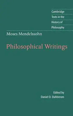 Moses Mendelssohn: Philosophische Schriften - Moses Mendelssohn: Philosophical Writings