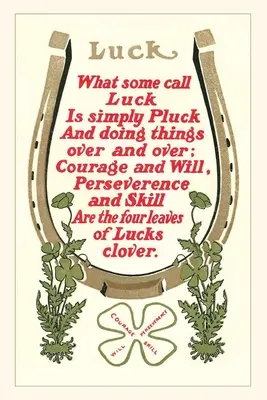 Weinlese-Journal Diskurs über das Glück - Vintage Journal Discourse on Luck