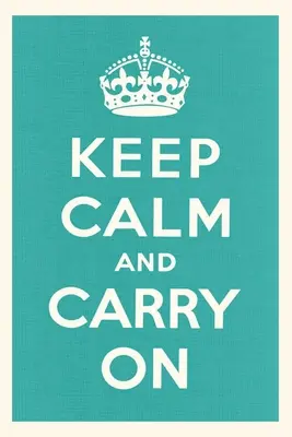 Weinlese-Journal Keep Calm and Carry On - Vintage Journal Keep Calm and Carry On