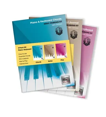 3-Book Music Working Kit für Klavier & Keyboard - 3-Book Music Working Kit for Piano & Keyboard