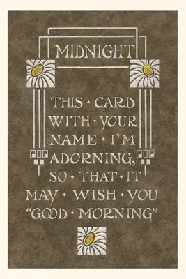 Vintage Journal Guten Morgen Gruß - Vintage Journal Good Morning Greeting