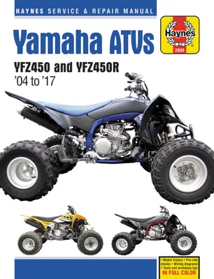 Yamaha Yfz450/450r Atv, 2004-2017 Haynes Reparaturhandbuch - Yamaha Yfz450/450r Atv, 2004-2017 Haynes Repair Manual