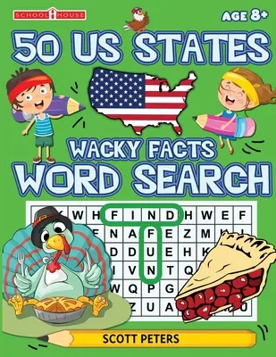 Wacky Facts Wortsuche: 50 US-Staaten - Wacky Facts Word Search: 50 US States