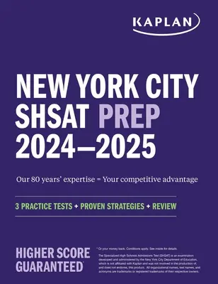 New York City Shsat Prep 2024-2025: 3 Übungstests + Bewährte Strategien + Wiederholung - New York City Shsat Prep 2024-2025: 3 Practice Tests + Proven Strategies + Review