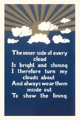 Vintage Journal Inspirierendes Wolkengedicht - Vintage Journal Inspirational Cloud Poem