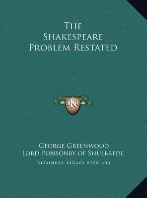 Das Shakespeare-Problem neu formuliert - The Shakespeare Problem Restated